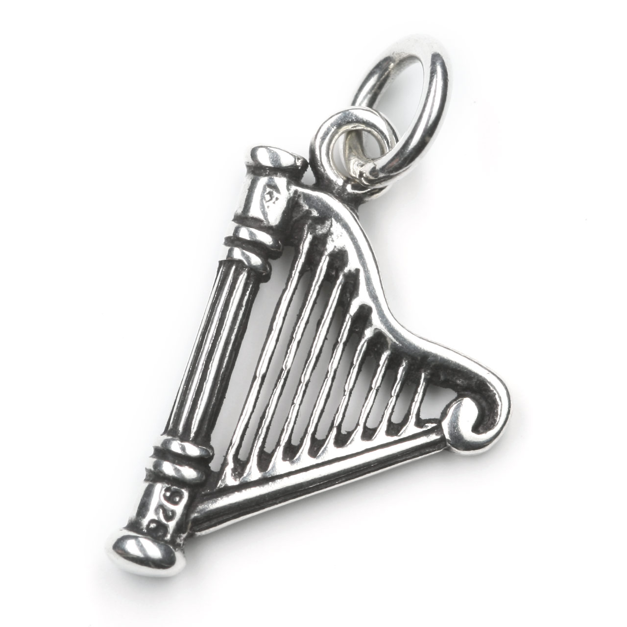 Harfe Kettenanhänger Silberschmuck
