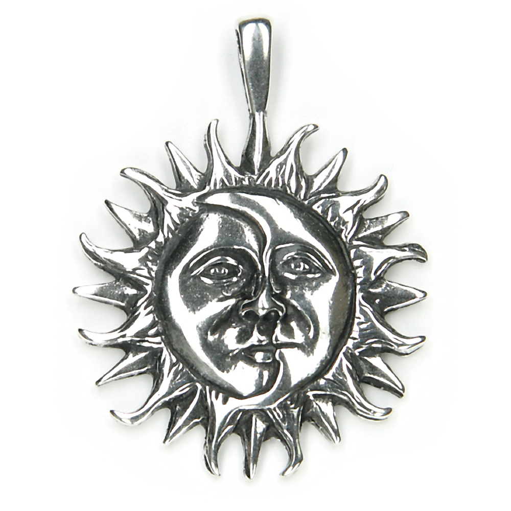 Eclipse Kettenanhänger Silberschmuck 