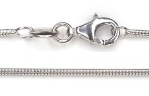 Schlangenkette Silber