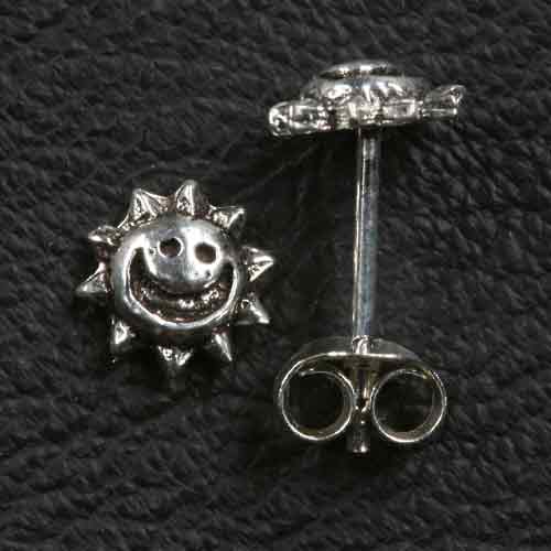 Ohrstecker Sonne 925 Silber
