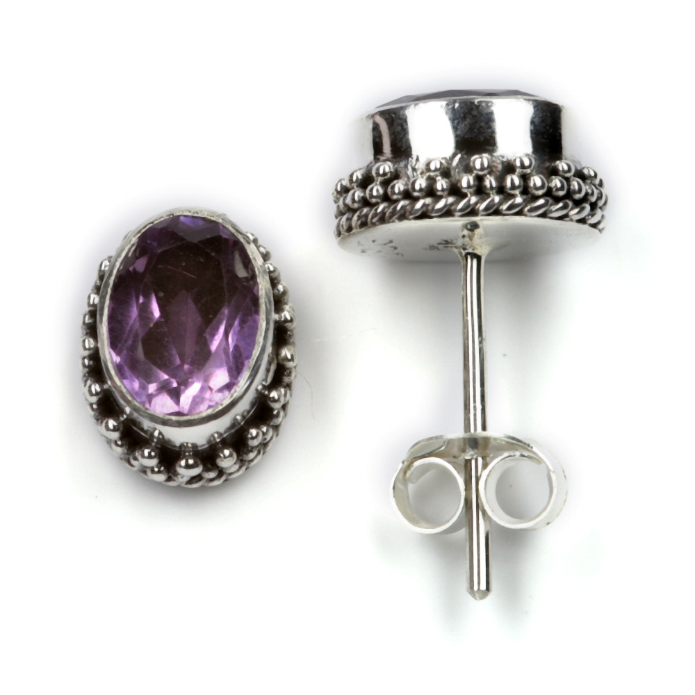 Ohrstecker Amethyst